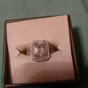 Cubic zirconia rings